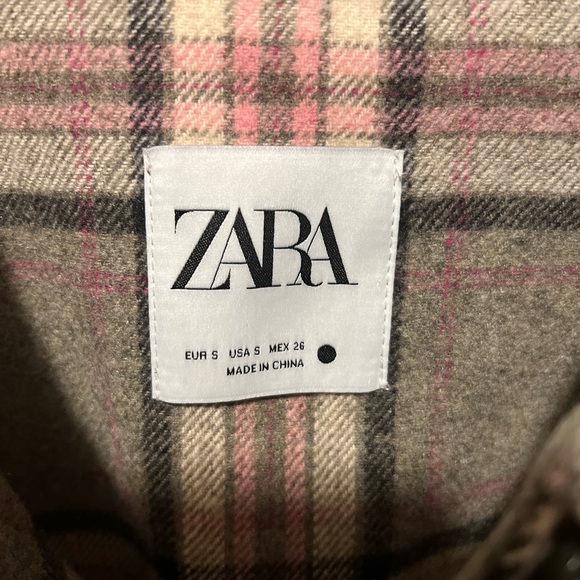 Zara plaid jacket - Picture 2 of 2